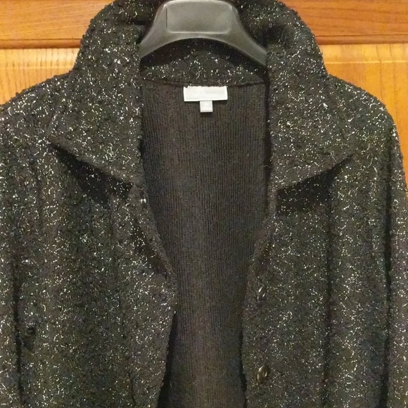 JM Collection Woman Black Jacket - Picture 5 of 7